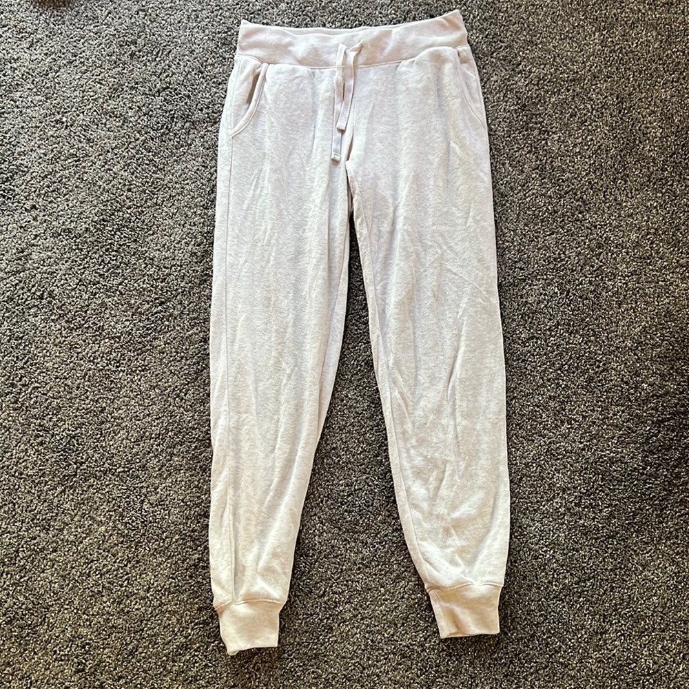 Cream sweatpants